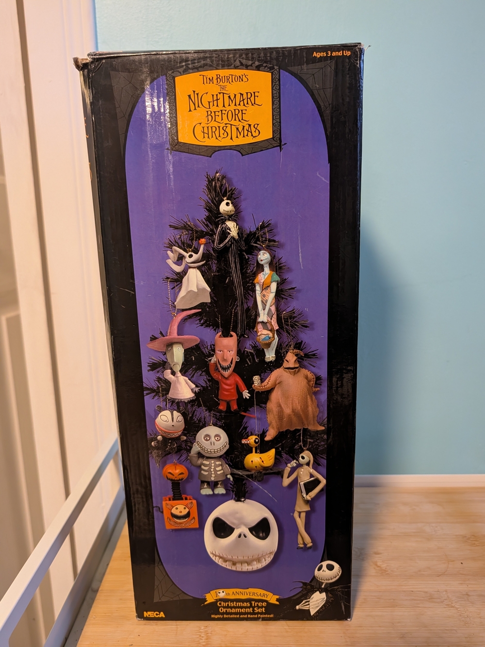 NECA Nightmare Before Christmas 10th Anniversary Mini Tree & Ornament Set